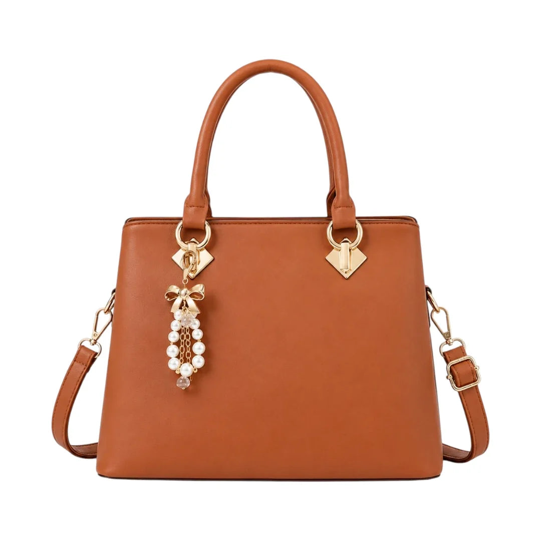 Luxford Brown AmberMuse Women's Satchel Handbag