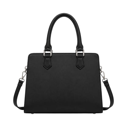 Luxford Black Women's Satchel Handbag – Classic Structured Faux Leather