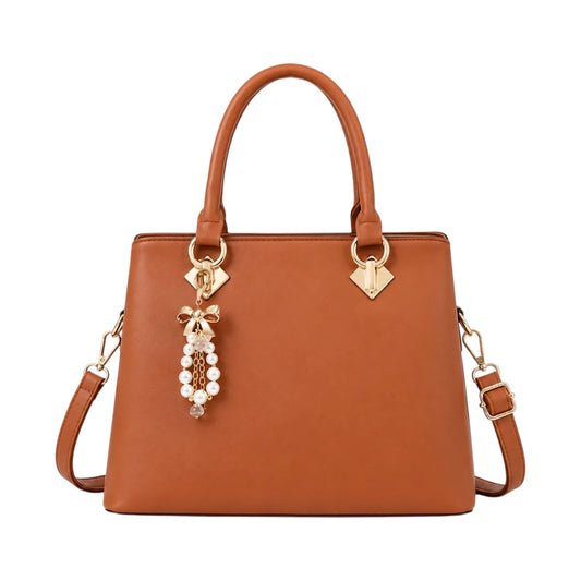 Luxford Brown AmberMuse Women's Satchel Handbag