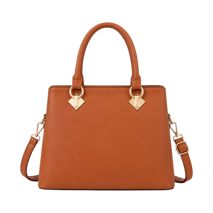 Luxford Brown AmberMuse Women's Satchel Handbag