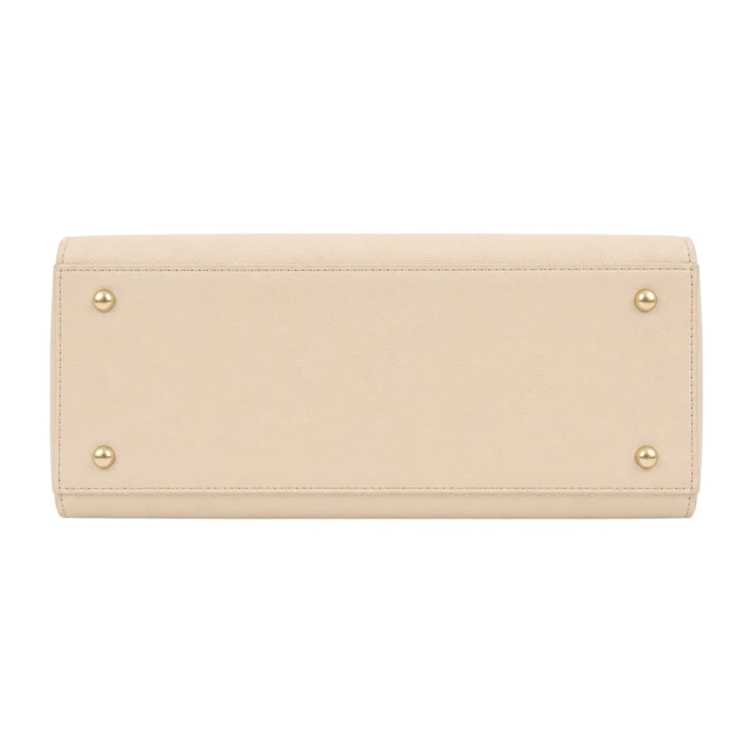 Luxford Cream Heritage Satchel Handbag  Sophisticated Everyday Carry