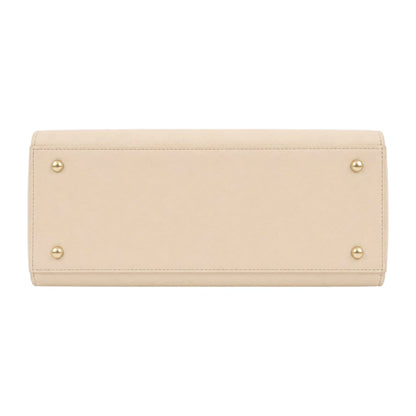 Luxford Cream Heritage Satchel Handbag  Sophisticated Everyday Carry