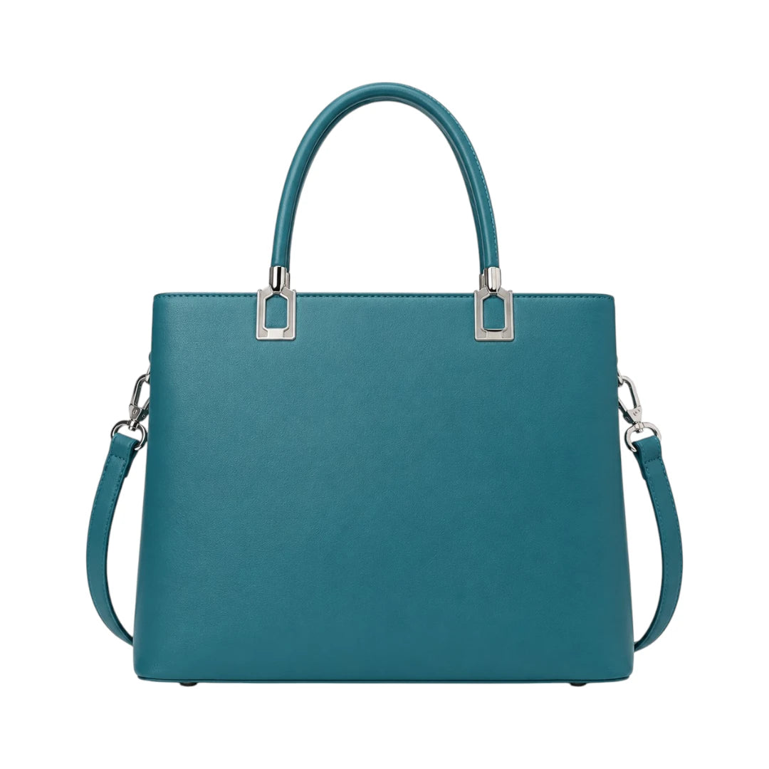 Luxford Teal TideLine Women's Satchel Handbag  Modern Classic Collection