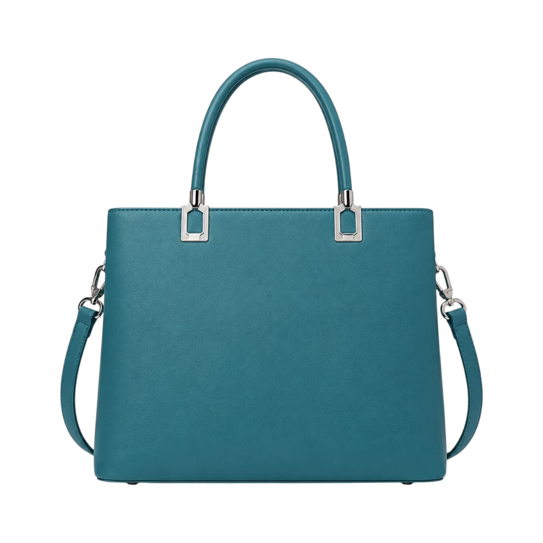 Luxford Teal TideLine Women's Satchel Handbag  Modern Classic Collection